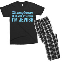 Funny Hanukkah Jewish Holiday Men's T-shirt Pajama Set | Artistshot