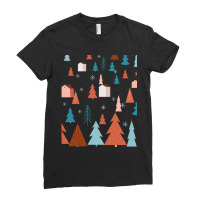 Awesome Winter Decorations Ladies Fitted T-shirt | Artistshot