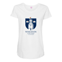 Wheaton College Maternity Scoop Neck T-shirt | Artistshot