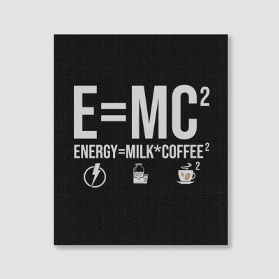 Energy Milk Coffee Portrait Canvas Print Designed By Bariteau Hannah