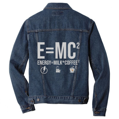 Energy Milk Coffee Men Denim Jacket Designed By Bariteau Hannah
