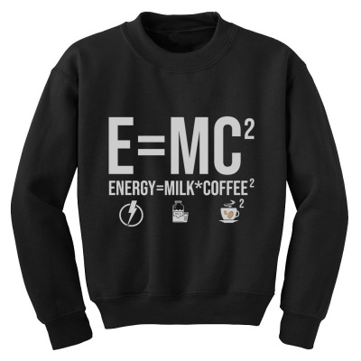 Energy Milk Coffee Youth Sweatshirt Designed By Bariteau Hannah