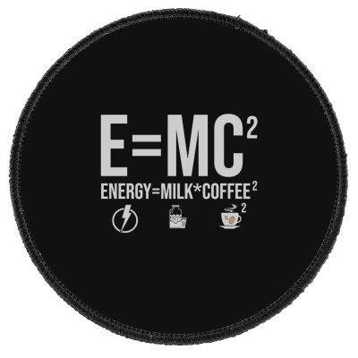 Energy Milk Coffee Round Patch Designed By Bariteau Hannah