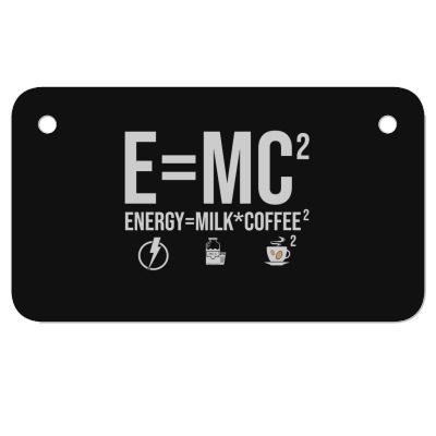 Energy Milk Coffee Motorcycle License Plate Designed By Bariteau Hannah