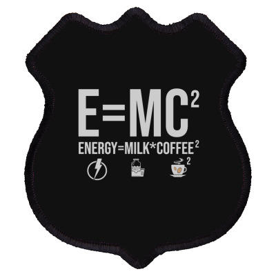 Energy Milk Coffee Shield Patch Designed By Bariteau Hannah