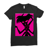 Angel Dust Neon Graphic Ladies Fitted T-shirt | Artistshot