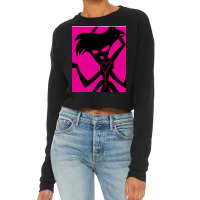 Angel Dust Neon Graphic Cropped Sweater | Artistshot