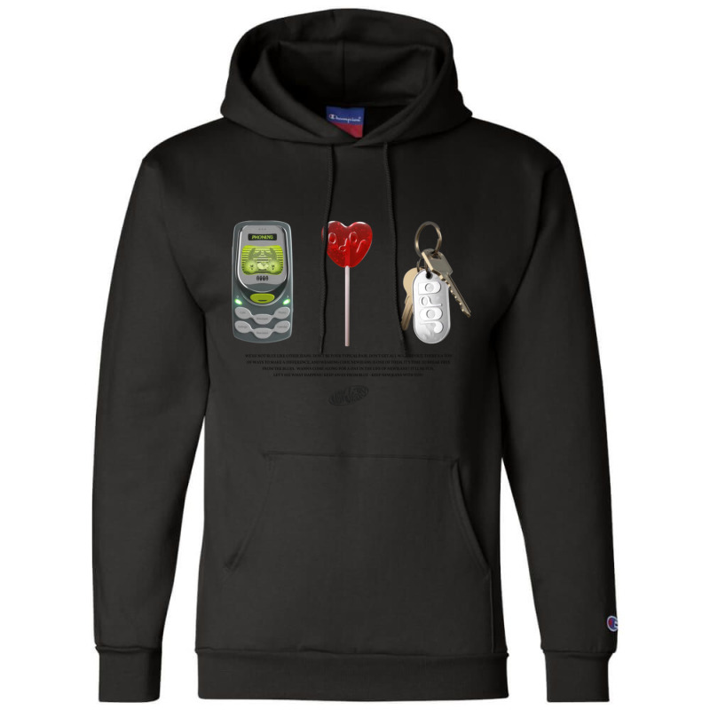 Newjeans Phoning Lollipop Ador Keychain Champion Hoodie | Artistshot