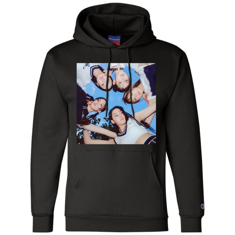 Newjeans X Elle Champion Hoodie | Artistshot