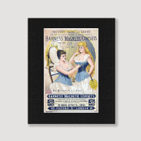 Vintage Medical Quackery Harness Magnetic Corsets Portrait Canvas Print | Artistshot