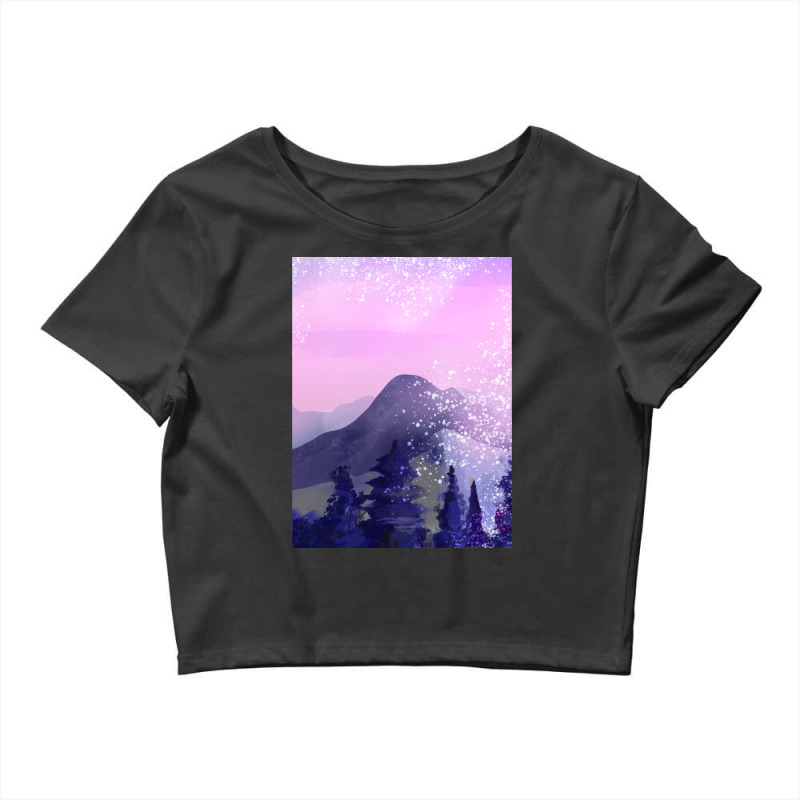 Awesome Winter Decorations  Winter03 Crop Top by cm-arts | Artistshot