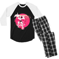 Hazbin Hotel Angel Dust Men's 3/4 Sleeve Pajama Set | Artistshot