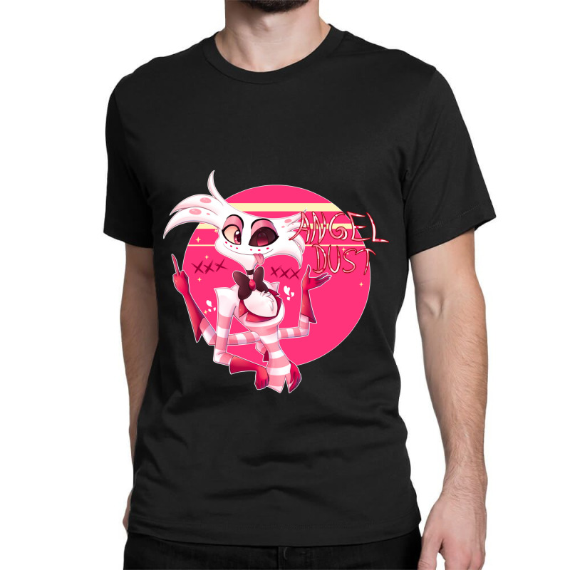 Hazbin Hotel Angel Dust Classic T-shirt by MATTHEWFLORIO | Artistshot