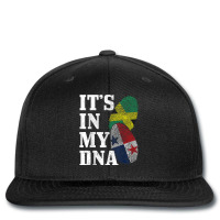 Jamaica Panama It's In My Dna Jamaican Panamanian Flag Printed Hat | Artistshot