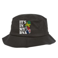 Jamaica Panama It's In My Dna Jamaican Panamanian Flag Bucket Hat | Artistshot