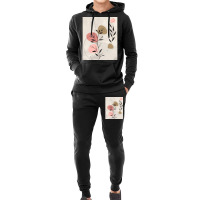 Minimal Nature Line Art  Abstract Flowers Graphic Hoodie & Jogger Set | Artistshot