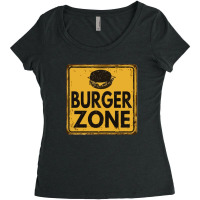 Burger Zone Vintage Rusty Women's Triblend Scoop T-shirt | Artistshot