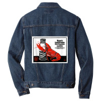 Seafood 1879 German Lobster Crawfish Crustacean Retro Tank Top Men Denim Jacket | Artistshot