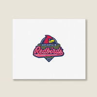 The Redbirds Landscape Canvas Print | Artistshot