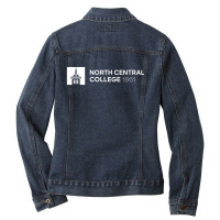 North Central College 1861 Ladies Denim Jacket | Artistshot