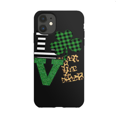 Love Leopard Shamrock Lucky Iphone 11 Case Designed By Bariteau Hannah