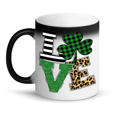 Love Leopard Shamrock Lucky Magic Mug Designed By Bariteau Hannah