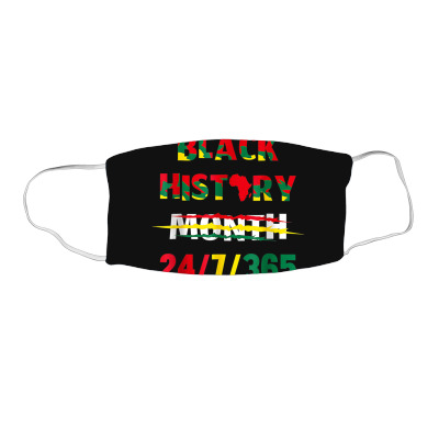 Black History Month Face Mask Rectangle Designed By Bariteau Hannah