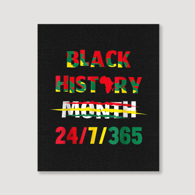 Black History Month Portrait Canvas Print Designed By Bariteau Hannah