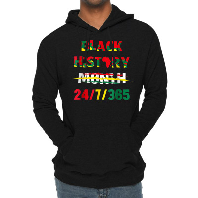 Black History Month Lightweight Hoodie Designed By Bariteau Hannah
