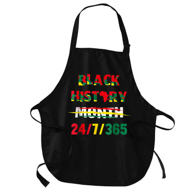 Black History Month Medium-length Apron Designed By Bariteau Hannah