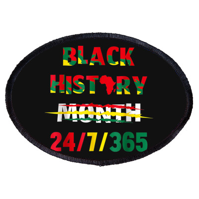 Black History Month Oval Patch Designed By Bariteau Hannah