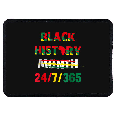 Black History Month Rectangle Patch Designed By Bariteau Hannah