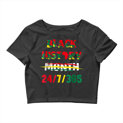 Black History Month Crop Top Designed By Bariteau Hannah