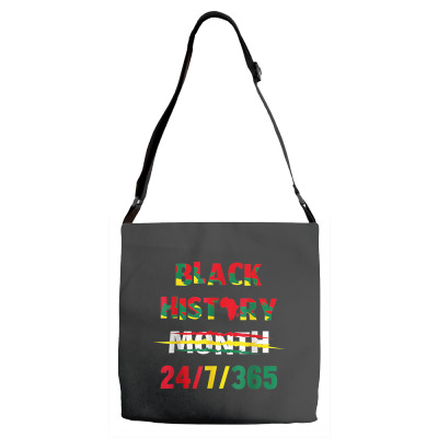 Black History Month Adjustable Strap Totes Designed By Bariteau Hannah