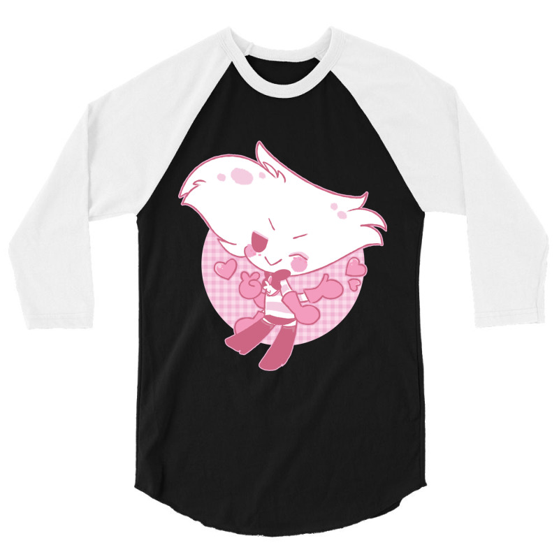 Little Sweetheart Sanrio Style Angel Dust 3/4 Sleeve Shirt by MATTHEWFLORIO | Artistshot