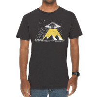 Ufo Alien Abduction Pyramids Ancient Egypt Camels Science Vintage T-shirt | Artistshot