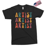 Artist Groovy Retro Colorful Design Graphic Artist Artistic Exclusive T-shirt | Artistshot