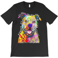 Pitbull T  Shirt Beware Of Pitbulls They Will Steal Your Heart T  Shir T-shirt | Artistshot