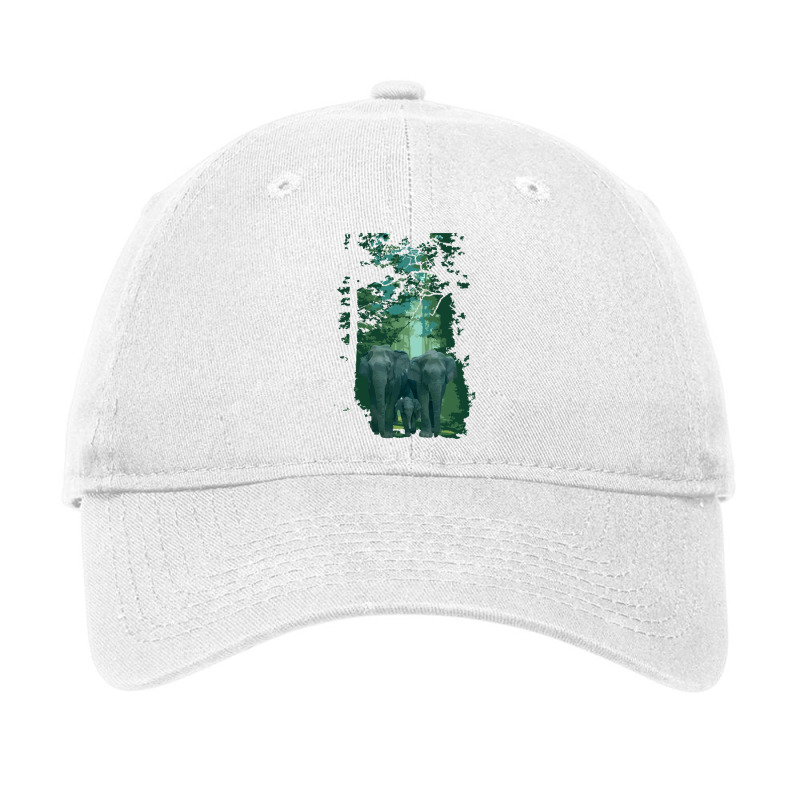 Elephants And Forests Adjustable Cap by khairulnas | Artistshot