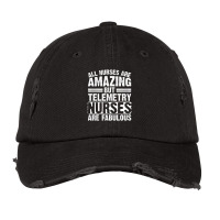 Telemetry Nurse Apparel | Funny Nurses Design Vintage Cap | Artistshot