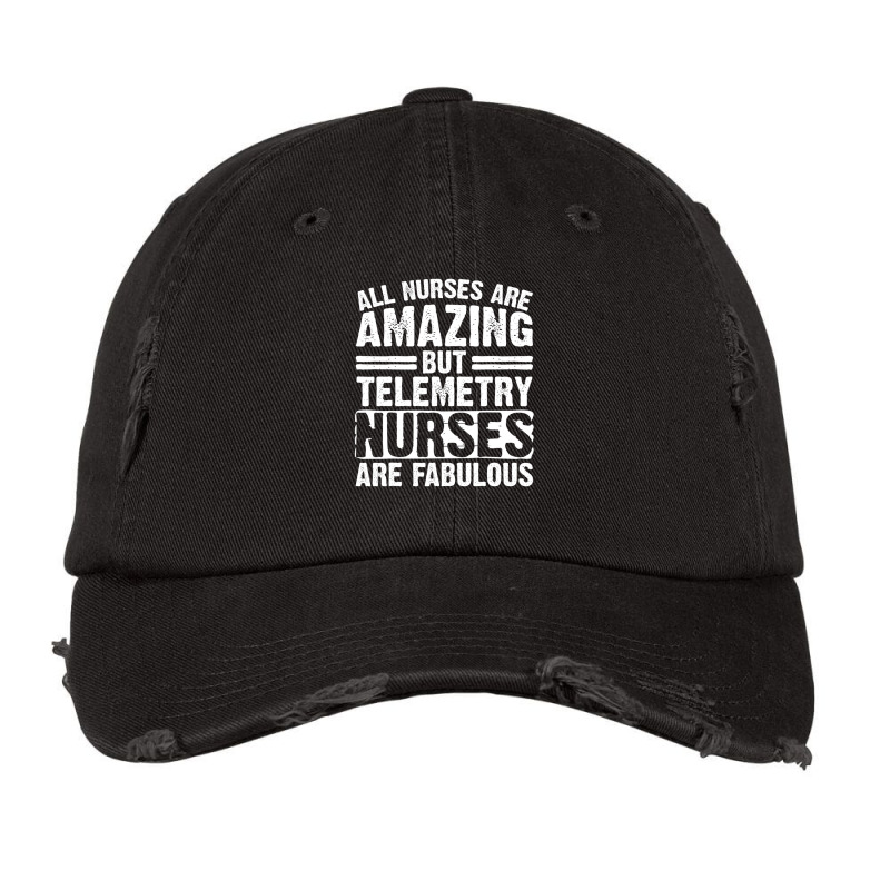 Telemetry Nurse Apparel | Funny Nurses Design Vintage Cap by edahisiskey | Artistshot