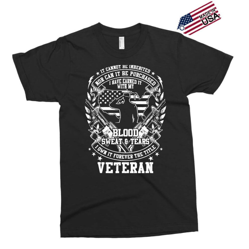 Veteran Veterans Day Salute To Those Who Earned The Title Veteran 34 N Exclusive T-shirt by cm-arts | Artistshot