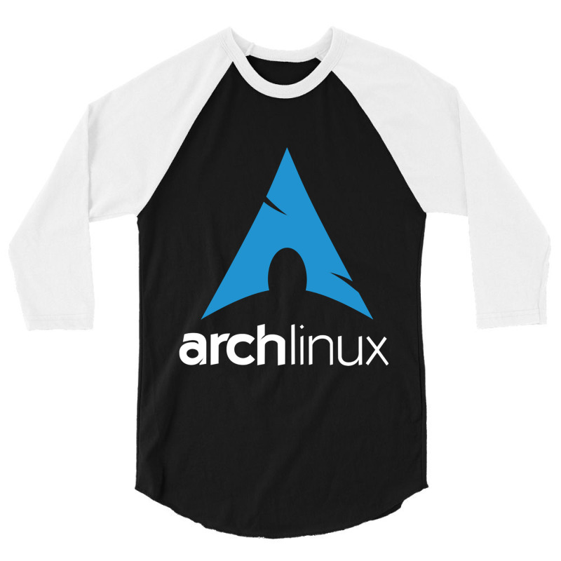 Dark Color Arch Linux 3/4 Sleeve Shirt by cm-arts | Artistshot