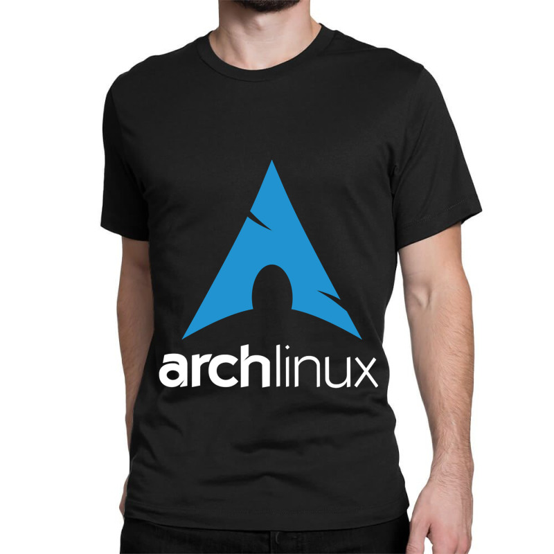 Dark Color Arch Linux Classic T-shirt by cm-arts | Artistshot