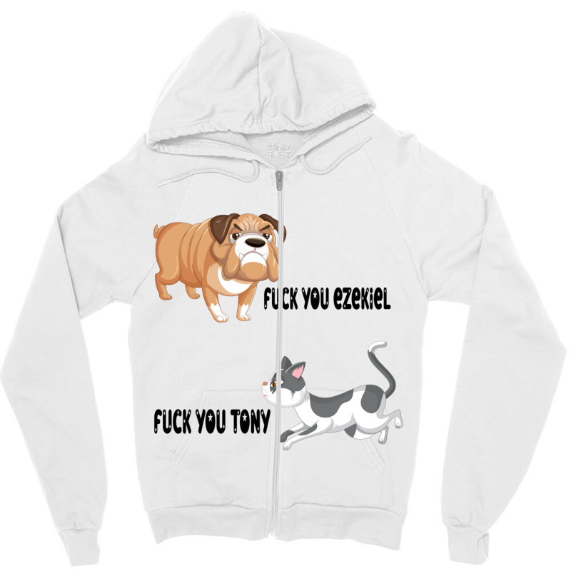 Fuck You Ezekiel Fuck You Tony Zipper Hoodie by HISHIMUCHILDRESS | Artistshot