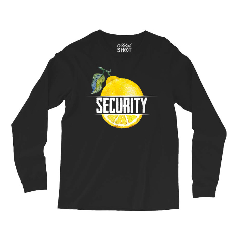 Funny Lemonade Security Lemonade Stand Long Sleeve Shirts by CaseVillarreal | Artistshot