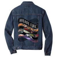 Arcade   Discography Men Denim Jacket | Artistshot