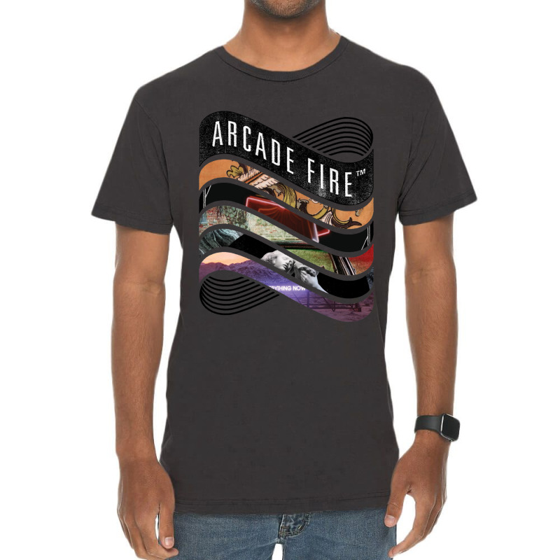 Arcade   Discography Vintage T-Shirt by cm-arts | Artistshot