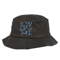 Snow Fall In Tree Branches Awesome Winter Decorations Awesome Winter P Bucket Hat | Artistshot