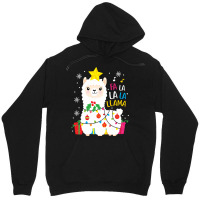 Funny Llama Fa La La Christmas Ornament Decors Unisex Hoodie | Artistshot